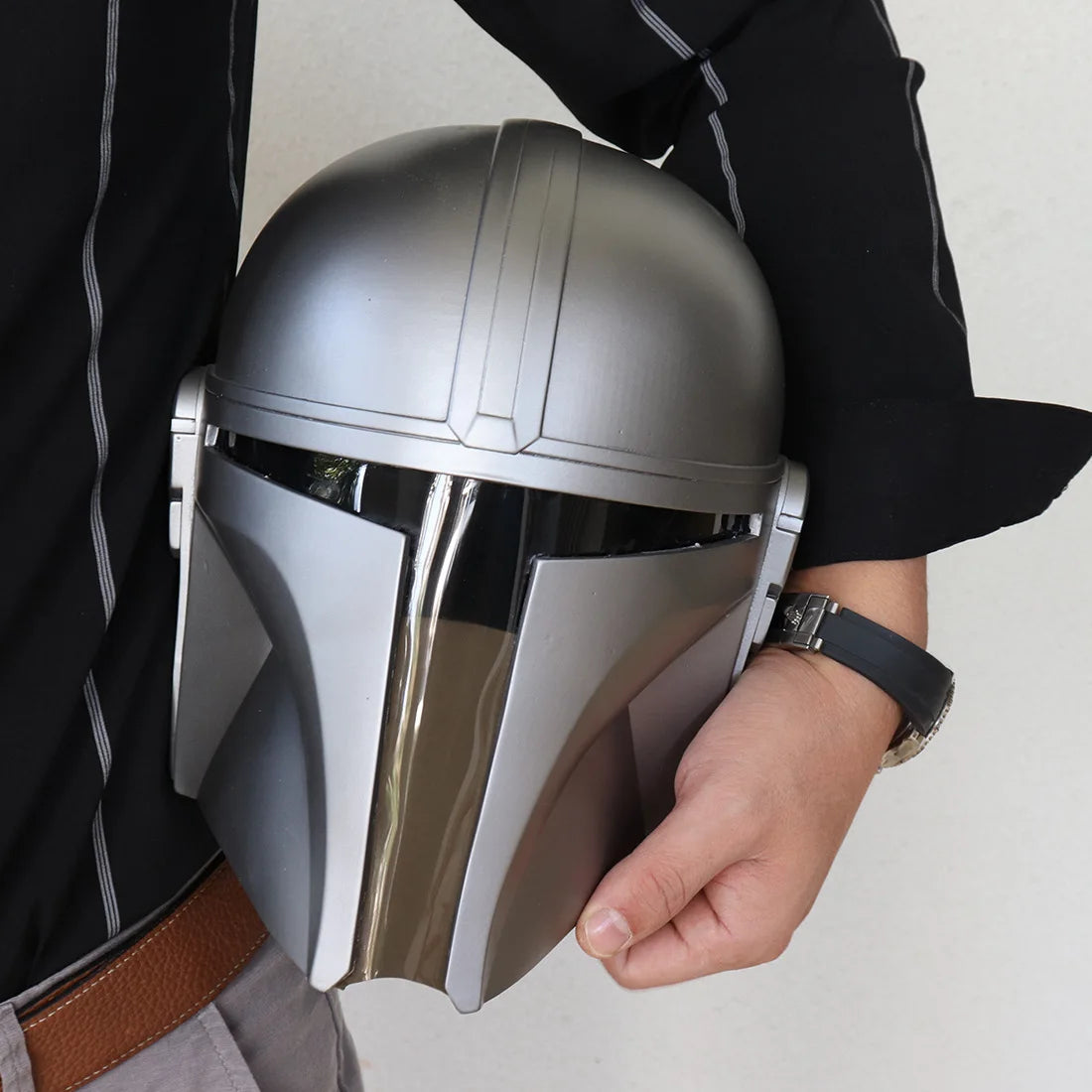 Star Wars Mandalorian PVC Helmet Mask Adult Cosplay Anime Halloween Party Prop Unisex Western Animation Model