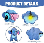 stitch breathing Plush Buddy – Soft Companion Toy with Sound & Washable Cover