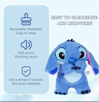 stitch breathing Plush Buddy – Soft Companion Toy with Sound & Washable Cover