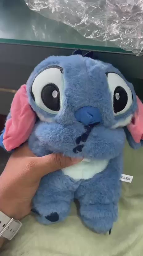 stitch breathing Plush Buddy – Soft Companion Toy with Sound & Washable Cover